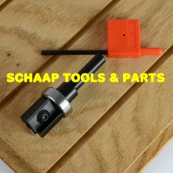 Keermes kantenfrees 20mm HW schacht 8mm met schacht geleidelager 20mm | 22203-5-22020